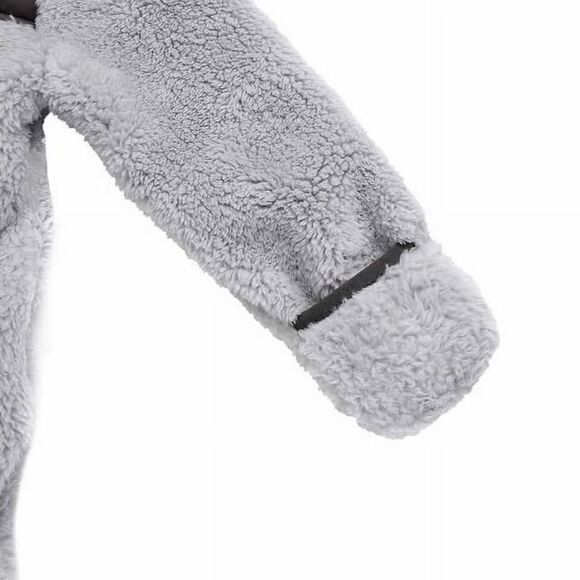 Snozu Boys' Fleece Jacket & Snowsuit 2 Piece, Gray 18M - Picture 6 of 7